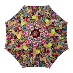 Sticker Bomb, Art, Cartoon, Dope Golf Umbrellas by nateshop