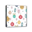 Cute Christmas Pattern Mini Canvas 4  x 4  (Stretched) View1