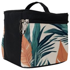 Colorful Tropical Leaf Make Up Travel Bag (big) by Jack14