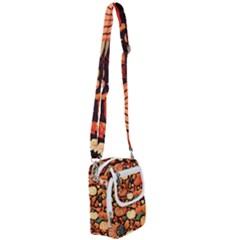 Thanksgiving Pattern Shoulder Strap Belt Bag by Valentinaart