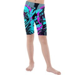 Aesthetic Art  Kids  Mid Length Swim Shorts by Internationalstore