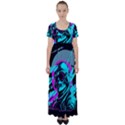 Aesthetic art  High Waist Short Sleeve Maxi Dress View1