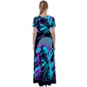 Aesthetic art  High Waist Short Sleeve Maxi Dress View2