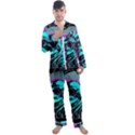 Aesthetic art  Men s Long Sleeve Satin Pajamas Set View1