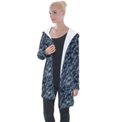 Ceramics Broken  Longline Hooded Cardigan by Internationalstore