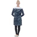 Ceramics Broken  Longline Hooded Cardigan View2