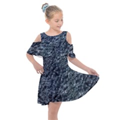 Ceramics Broken  Kids  Shoulder Cutout Chiffon Dress by Internationalstore