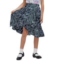 Ceramics Broken  Kids  Ruffle Flared Wrap Midi Skirt by Internationalstore