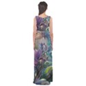 Abstract Blossoms  Empire Waist Maxi Dress View2