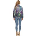 Abstract Blossoms  Women s Puffer Bubble Jacket Coat View4