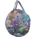 Abstract Blossoms  Giant Round Zipper Tote View2