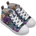 Abstract Blossoms  Kids  Mid-Top Canvas Sneakers View3