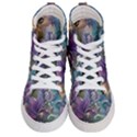 Abstract Blossoms  Women s Hi-Top Skate Sneakers View1