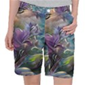 Abstract Blossoms  Women s Pocket Shorts View1