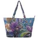 Abstract Blossoms  Full Print Shoulder Bag View1