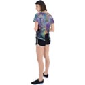 Abstract Blossoms  Open Back Sport T-Shirt View2