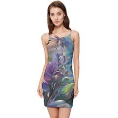 Abstract Blossoms  Summer Tie Front Dress by Internationalstore