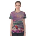 Abstract Flowers  Women s Cotton T-Shirt View1