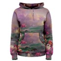 Abstract Flowers  Women s Pullover Hoodie View1