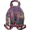 Abstract Flowers  Travel Backpack View2