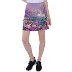 Abstract Flowers  Tennis Skirt by Internationalstore