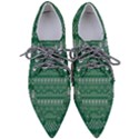 Christmas Knit Digital Pointed Oxford Shoes View1