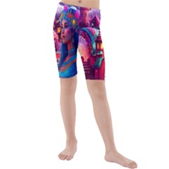 Fantasy Arts  Kids  Mid Length Swim Shorts by Internationalstore