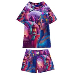 Fantasy Arts  Kids  Swim T-shirt And Shorts Set by Internationalstore