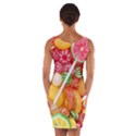 Aesthetic Candy Art Wrap Front Bodycon Dress View2