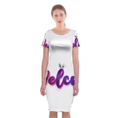 Arts Classic Short Sleeve Midi Dress by Internationalstore