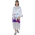 Arts Maxi Satin Kimono View1