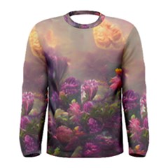 Floral Blossoms  Men s Long Sleeve T-shirt by Internationalstore