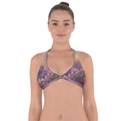 Floral Blossoms  Halter Neck Bikini Top by Internationalstore