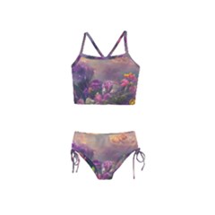 Floral Blossoms  Girls  Tankini Swimsuit by Internationalstore