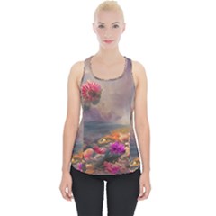 Floral Blossoms  Piece Up Tank Top by Internationalstore