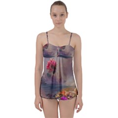 Floral Blossoms  Babydoll Tankini Set by Internationalstore