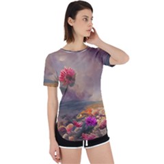 Floral Blossoms  Perpetual Short Sleeve T-shirt by Internationalstore