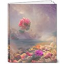 Floral Blossoms  8  x 10  Softcover Notebook View1