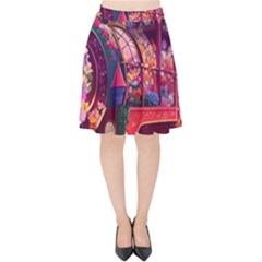 Fantasy  Velvet High Waist Skirt by Internationalstore