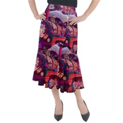 Fantasy  Midi Mermaid Skirt by Internationalstore