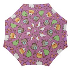 Pusheen Cat Straight Umbrellas by Pakjumat