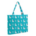 Lama Alpaca Animal Pattern Design Medium Tote Bag View2