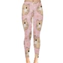 Cat Pattern Pink Cartoon Everyday Leggings  View1