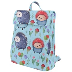 Hedgehogs Animal Flap Top Backpack by Pakjumat