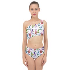 Gnomes Seamless Fantasy Pattern Spliced Up Two Piece Swimsuit by Pakjumat