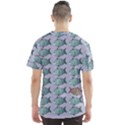 Fishes Pattern Background Theme Men s Sport Mesh T-Shirt View2