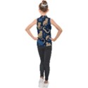 Cat Pattern Animal Kids  Sleeveless Polo T-Shirt View2