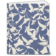 Bird Animal Animal Background 8  X 10  Hardcover Notebook by Pakjumat