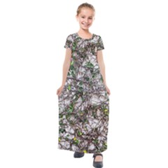 Climbing Plant At Outdoor Wall Kids  Short Sleeve Maxi Dress by dflcprintsclothing