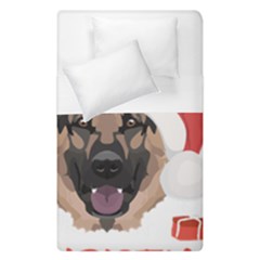 German Shepherd T- Shirt German Shepherd Merry Christmas T- Shirt (4) Duvet Cover Double Side (single Size) by ZUXUMI